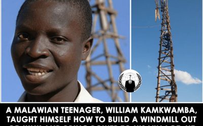 Malawian Teen Taught Himself How To Build A Windmill From Junk, Brought Power To His Village, ALL Le