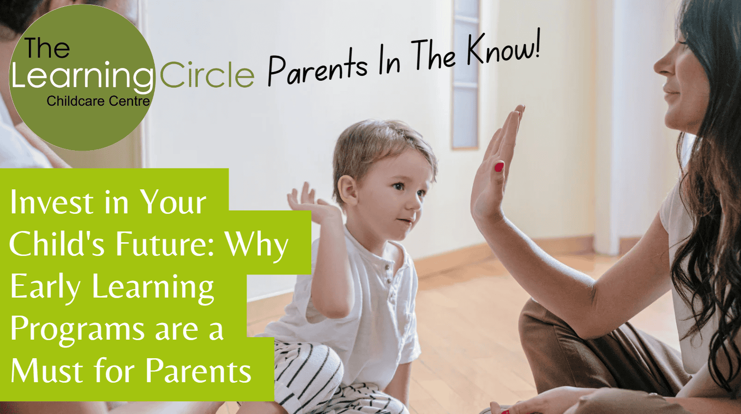 Bright preschool child engaging with caregiver for early education.